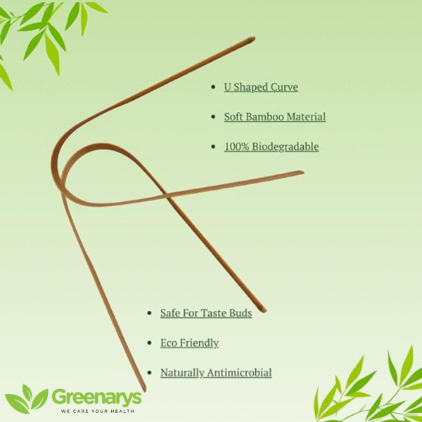 Greenarys Bamboo Tongue Cleaner – Natural Oral Detox for a Fresher Breath - Image 3